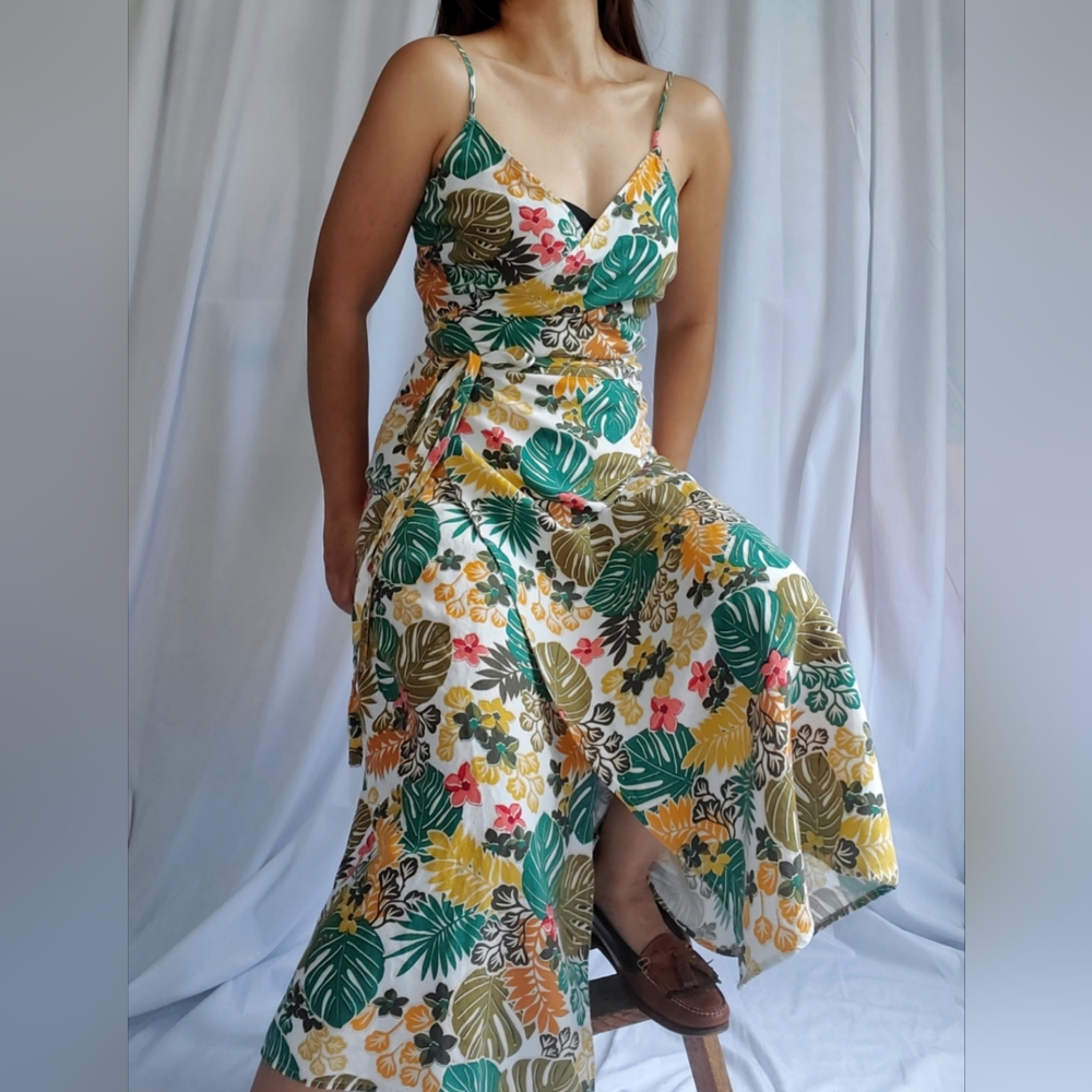 Floral Wrap Dress